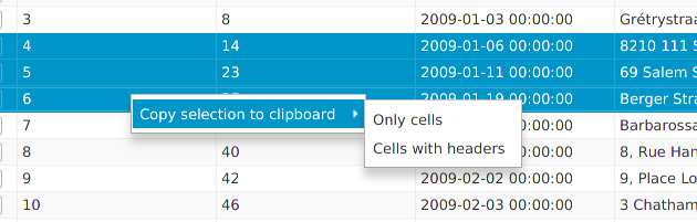 Copy message to clipboard